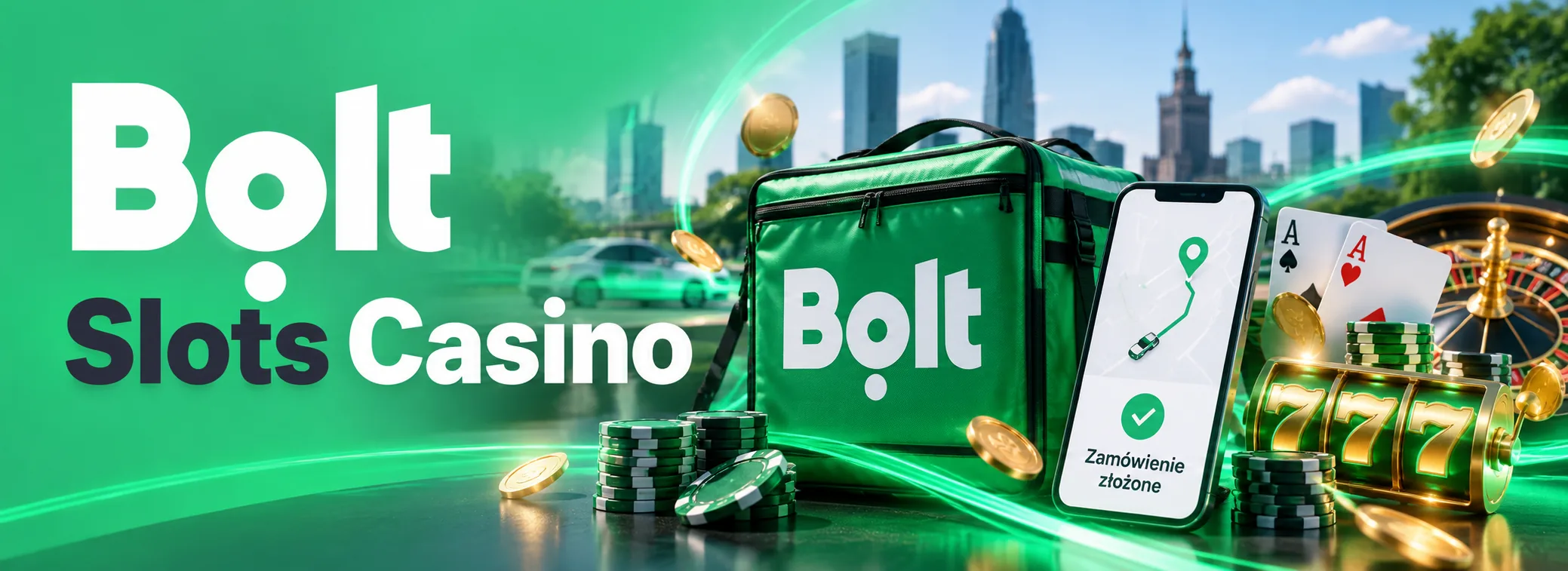 Banner Bolt Slots Casino z bonusem powitalnym 4 000 zł i 200 darmowymi spinami